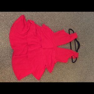 Red Emoji Dancing Girl Dress